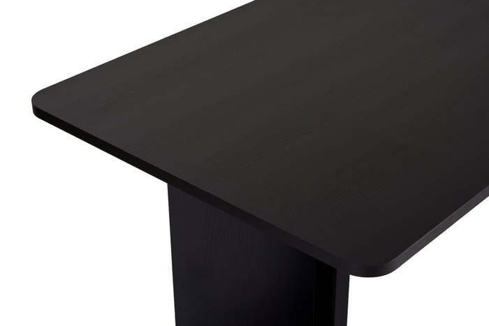 Nordure Mesa de Comedor Linza Madera Negra